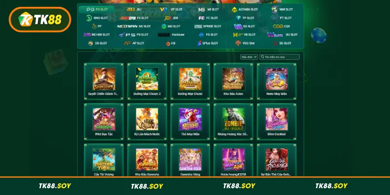 Slot TK88 – Thiên đường nổ hũ với cơ hội đổi đời cực lớn
